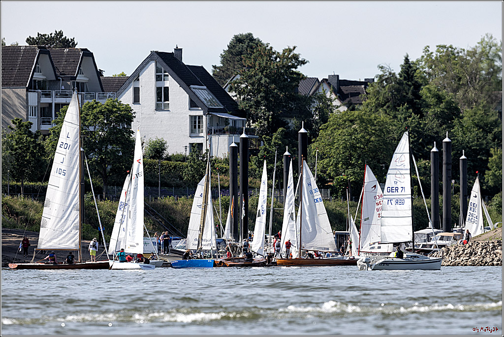 100 Jahre Rheinwoche 2022 - 1. Wettfahrt Porz - Hitdorf, 03.06.2022,